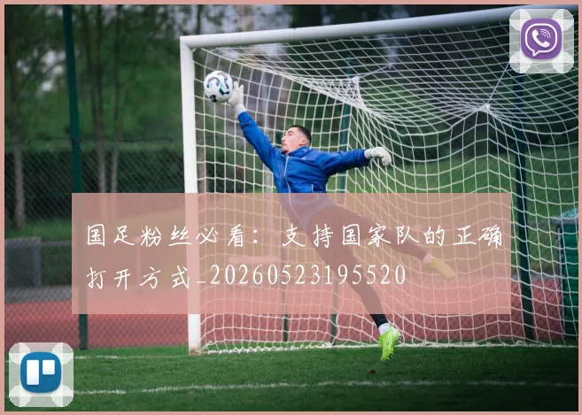 国足粉丝必看:支持国家队的正确打开方式_20260523195520